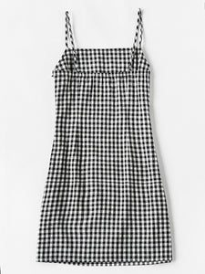 Gingham Print Cami Dress