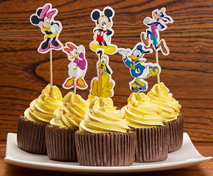 24pcs/lot Sophia Sofia cupcake topper picks wedding decoration birthday party decorations kids princess gir's party supplies