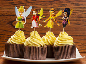 24pcs/lot Sophia Sofia cupcake topper picks wedding decoration birthday party decorations kids princess gir's party supplies