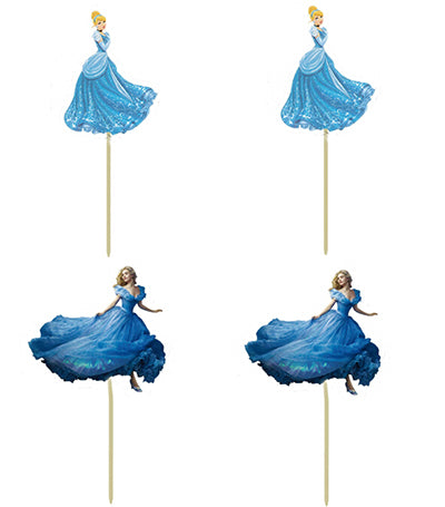 24pcs/lot Sophia Sofia cupcake topper picks wedding decoration birthday party decorations kids princess gir's party supplies