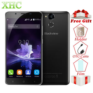 4G Blackview P2 4GB+64GB 6000mAh Mobile Phone Fingerprint ID 5.5 inch Android 6.0 MTK6750T Octa Core Dual SIM GPS OTG Smartphone