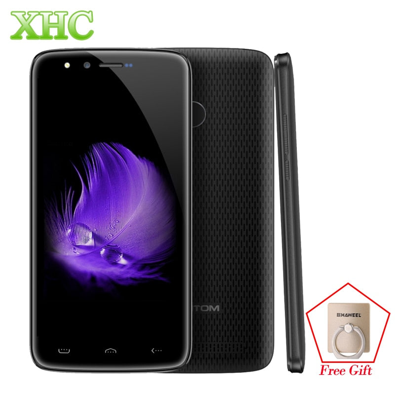 4G LTE HOMTOM HT50 3GB+32GB Mobile Phones 5500mAh Fingerprint ID 5.5''Android 7.0 MTK6737 Quad Core 1.3GHz FCC OTA Smartphones