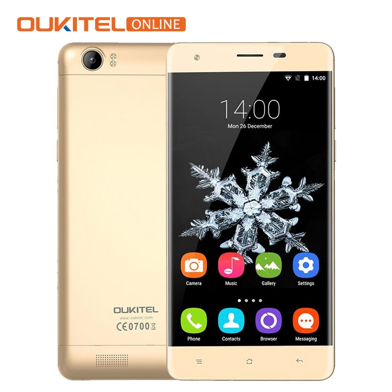 6000mAh Battery Oukitel K6000 5.5" HD 4G LTE Mobile Phone Android 6.0 MTK6735P 1280x720 2G RAM 16G ROM GPS OTG 8MP Smartphone