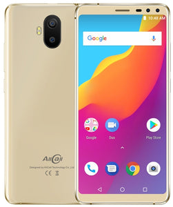 AllCall S1 5.5HD 18:9 Screen Mobile Phone 5000mAh 2GB RAM 16GB ROM Android 8.1 MT6580 Quad Core Four Cam 8MP+2MP Cellphone