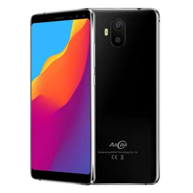 AllCall S1 Mobile Phone Android 8.1 Smartphone MTK6580A Quad Core 2GB RAM 16GB ROM 8MP+2MP Dual Camera 5000mAh Big Battery phone