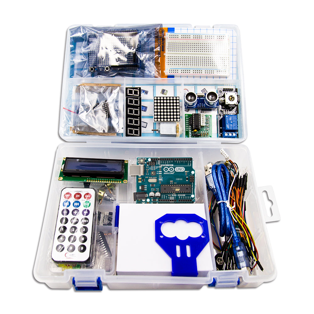 Arduino diy kit with Uno R3 / 1602 LCD / jumper Wire/ HC-04/SR501 /breadboard starter kit