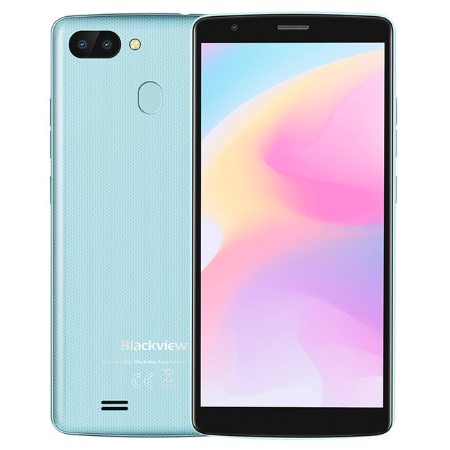 BLACKVIEW A20 Pro smartphone Android 8.1 MTK6739 Quad core 5.5'' 18:9 HD+  2GB+16GB Dual Rear Camera Fingerprint 4G mobile phone