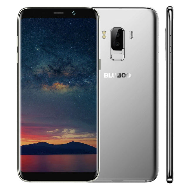 BLUBOO S8 Plus Smartphone 6.0"HD 18:9 Full Screen MTK6750T Octa Core 4G RAM 64G ROM Android 7.0 Dual Rear Cameras Mobile Phone
