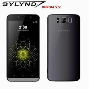 BYLYND X9 8G ROM smartphones 5.5" cheap celular android 6.0 3G 2mp+5mp front/back camera unlocked mobile phones dual sim russian