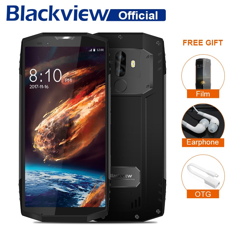 Blackview BV9000 Pro Smartphone 5.7" 18:9 FHD+ Full Screen 6GB+128GB Helio P25 Octa Core 4180mAh IP68 Waterproof NFC Cell Phone