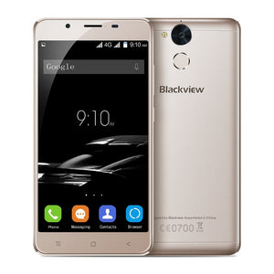 Blackview P2 Mobile Phone 6000mAh Fingerprint ID MTK6750T Octa Core 5.5" 1080P 13MP Camera Metal Body 9V2A Quick Charge