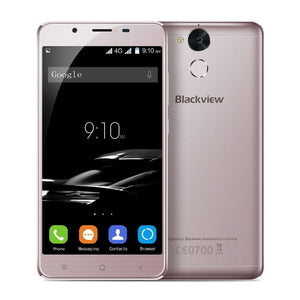 Blackview P2 Mobile Phone 6000mAh Fingerprint ID MTK6750T Octa Core 5.5" 1080P 13MP Camera Metal Body 9V2A Quick Charge