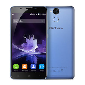 Blackview P2 Mobile Phone 6000mAh Fingerprint ID MTK6750T Octa Core 5.5" 1080P 13MP Camera Metal Body 9V2A Quick Charge