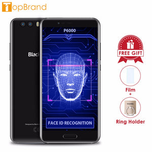 Blackview P6000 Smartphone 5.5" 16:9 FHD Face ID Helio P25 Octe Core 6180mAh 6GB 64GB 21MP Dual Cams Android 7.1 4G Mobile phone