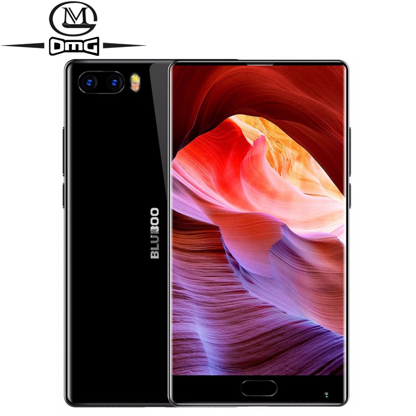 Bluboo S1 Bezel-less Smartphone Android 7.0 5.5" FHD Helio P25 Octa Core  4GB+64GB 3500mAh Dual Rear Camera 4G Mobile Phone