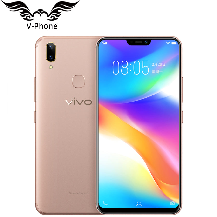 Brand New Global VIVO Y85 Mobile Phone 4G LTE 6.28" Full Screen Snapdragon 450 Octa Core 32GB Android 8.1 Face wake Fingerprint