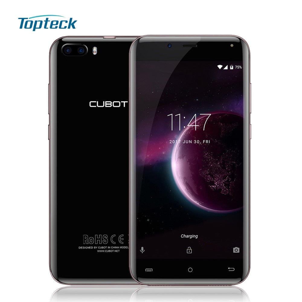 Cubot Magic 4G Smartphone 5.0" HD 3D Screen Android 7.0 MTK6737 Quad Core Cellphone 3GB+16GB 13MP+2MP Dual Rear Cam Mobile Phone