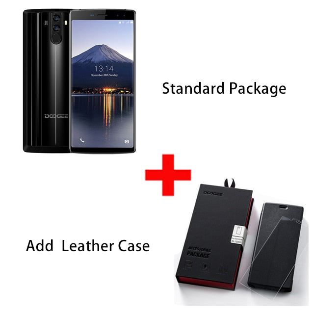 DOOGEE BL12000 Pro 6.0" 18:9 mobile phone Android 7.0 12000mAh MTK6763 Octa Core 6GB RAM 64GB ROM 16MP Quad Camera 4G Smartphone