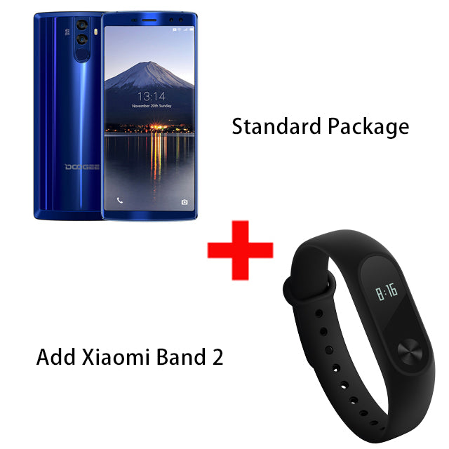 DOOGEE BL12000 Pro 6.0" 18:9 mobile phone Android 7.0 12000mAh MTK6763 Octa Core 6GB RAM 64GB ROM 16MP Quad Camera 4G Smartphone