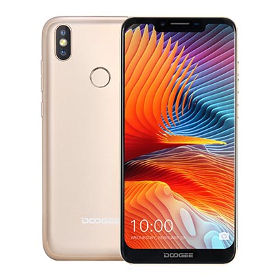 DOOGEE BL5500 Lite Android 8.1 Mobile Phone 5500mAh 6.19" 19:9 U-notch screen MTK6739W 4G Smartphone 2GB+16GB 13MP Fingerprint