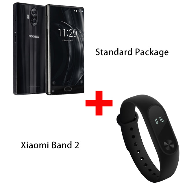 DOOGEE Mix lite 5.2" Bezel-less Mobile Phone Andorid 7.0 MTK6737 Quad Core 2GB+16GB 13MP Dual Camera Fingerprint 4G Smartphone