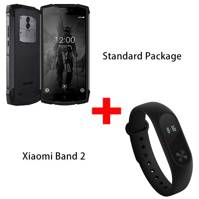 DOOGEE S55 IP68 Waterproof mobile phone Android 8.0 5.5" HD+ MTK6750T Octa Core 4GB 64GB 13MP Dual Camera 5500mAh smartphone