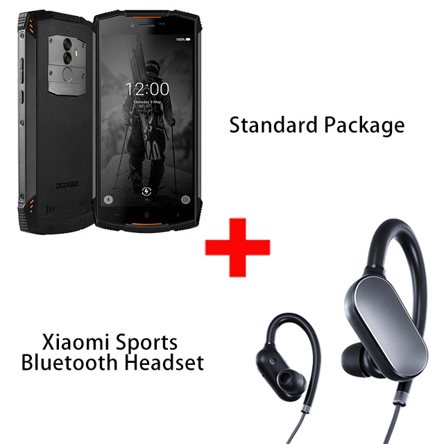 DOOGEE S55 Lite IP68 Waterproof 5.5" HD+ Mobile Phone Android 8.1 MTK6750T Quad Core 2GB 16GB 13MP+8MP 5500mAh Rugged Smartphone