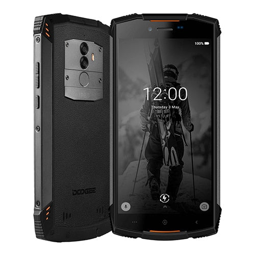 DOOGEE S55 Lite IP68 Waterproof 5.5" HD+ Mobile Phone Android 8.1 MTK6750T Quad Core 2GB 16GB 13MP+8MP 5500mAh Rugged Smartphone