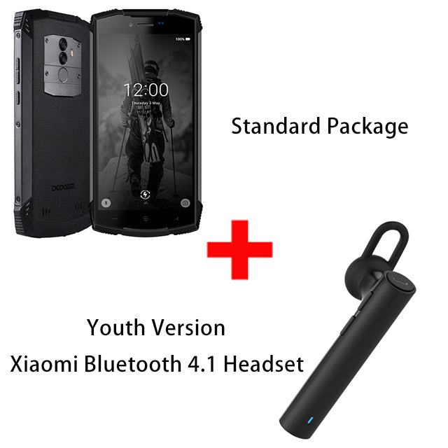 DOOGEE S55 Lite IP68 Waterproof 5.5" HD+ mobile phone Android 8.1 MTK6739 Quad Core 2GB 16GB 13MP+8MP 5500mAh 4G Smartphone