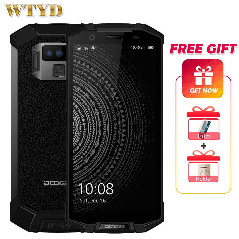 DOOGEE S70 lite IP68 Waterproof shockproof Mobile Phone Android 8.1 Octa Core 4GB+64GB 5.99" FHD+ Helio P23 12.0MP 4G Smartphone