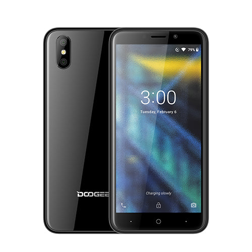 DOOGEE X50 mobile phone Android 8.1 MTK6580M Quad-Core 1GB RAM 8GB ROM Dual Cameras 5.0inch 2000mAh Dual SIM Smartphone WCDMA