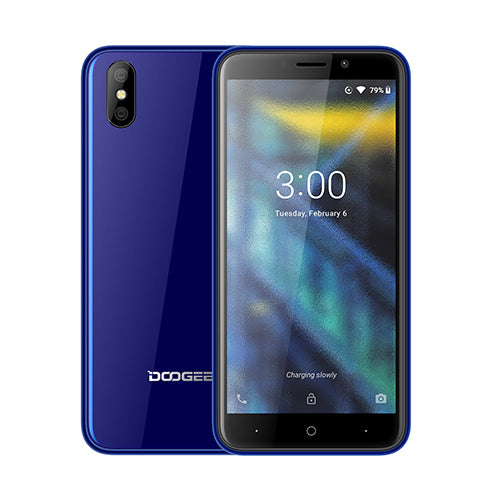 DOOGEE X50 mobile phone Android 8.1 MTK6580M Quad-Core 1GB RAM 8GB ROM Dual Cameras 5.0inch 2000mAh Dual SIM Smartphone WCDMA