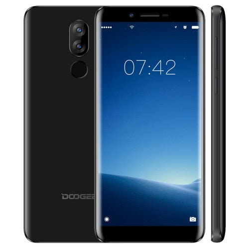 DOOGEE X60L 5.5" HD 18:9 13MP Camera 2GB 16GB Cell Phone Android 7.0 MTK6737 Quad Core 3300mAh 4G LTE Smartphone