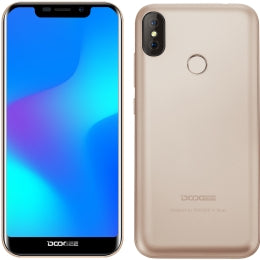 DOOGEE X70 5.5 Inch U-Notch 2.5D 19:9 Full Screen Mobile Phone Android 8.1 MTK6580A 2GB RAM 16GB ROM 4000 mAH Face ID Smartphone