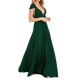 Dress Women 2018 Long Summer Convertible Bohemian Dresses Casual Bandage Evening Prom Club Party Infinity Multiway Maxi Dresses