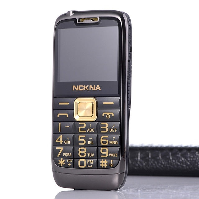 E71 Slim Bar Metal Senior Mobile Phone For Old People One Key Simply Working Torch Big Screen P148