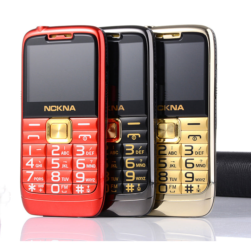 E71 Slim Bar Metal Senior Mobile Phone For Old People One Key Simply Working Torch Big Screen P148