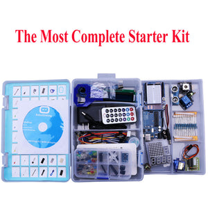 Elego UNO Project The Most Complete Starter Kit for Arduino UNO R3 Mega2560 Nano with Tutorial / Power Supply / Stepper Motor