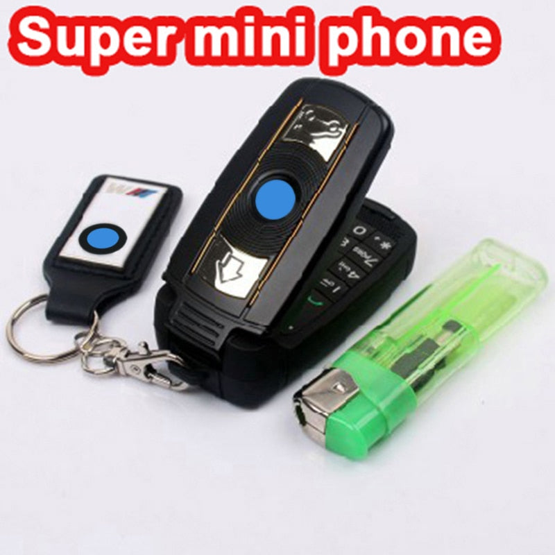 Flip Phone Unlock GSM Russia Greek Arabic Italian Small Quad-bands Super car Special Mini Cell Mobile Phone Car Key Cellphone X6