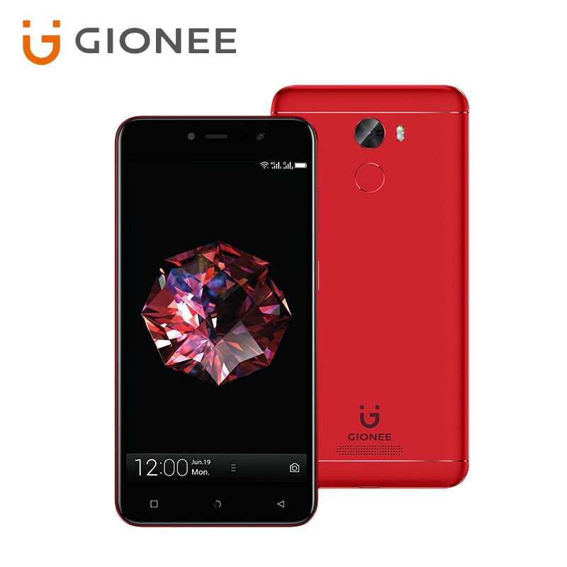 GIONEE A1 LITE Fingerprint MT6753 Octa core 1.3GHz Android7.0 5.3inch HD Front 20MP 4000mAh 3GB ROM 32GB ROM Mobile Phone