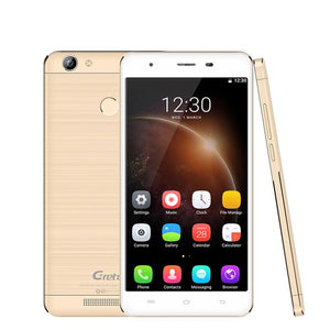 GRETEL A6 Smartphone 4G LTE 2GB RAM 16GB ROM 5.5" HD MTK6737 1.3GHz Quad Core 3000mAh 13MP Android 6.0 Fingerprint mobile phone