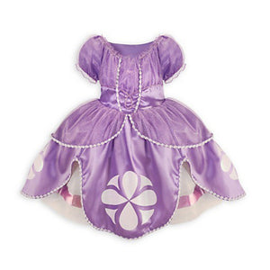 Girls Sophia long Hair Princess Dress Sophia Print Dress Costume Dress Children Summer 61