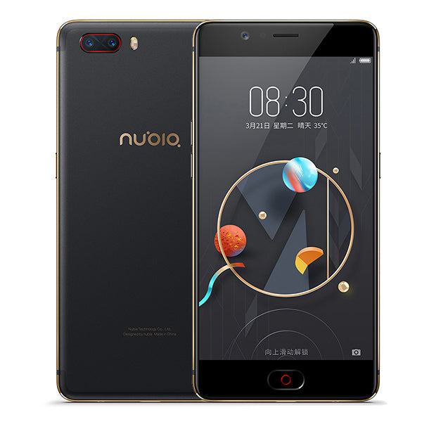 Global Nubia M2 5.5" FHD 4GB RAM 128GB ROM mobile phone MSM8953 Octa Core 3630mAh 16.0MP Android M Fingerprint ID Smartphone