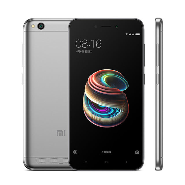 Global ROM Original Xiaomi Redmi 5A 2GB RAM 16GB ROM Snapdragon 425 Quad Core CPU 5.0 Inch 13.0MP Mobile Phone