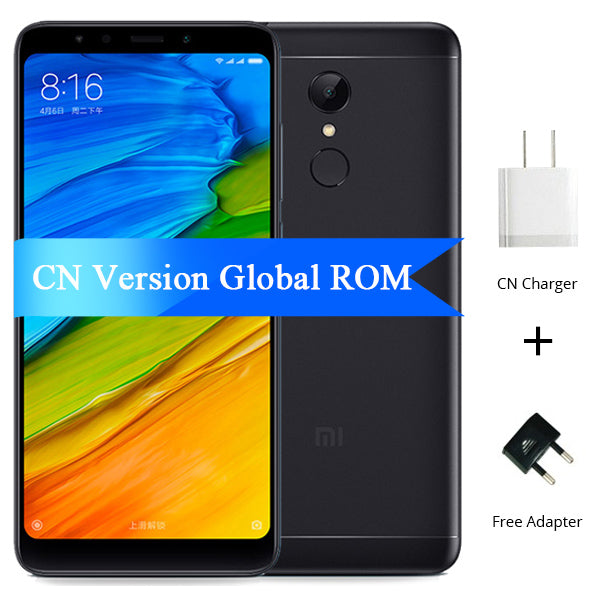 Global ROM Xiaomi Redmi 5 3GB RAM 32GB ROM Mobile Phone Snapdragon 450 Octa Core 5.7" 1440x720P 18:9 Full Screen OTA Update