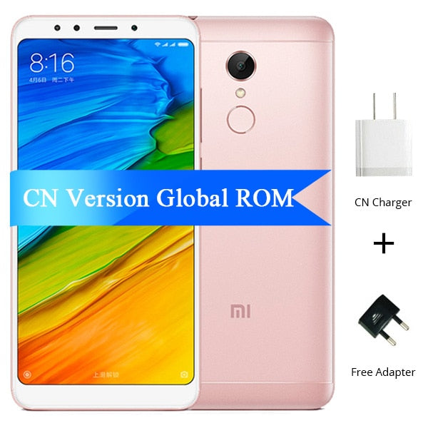 Global ROM Xiaomi Redmi 5 3GB RAM 32GB ROM Mobile Phone Snapdragon 450 Octa Core 5.7" 1440x720P 18:9 Full Screen OTA Update