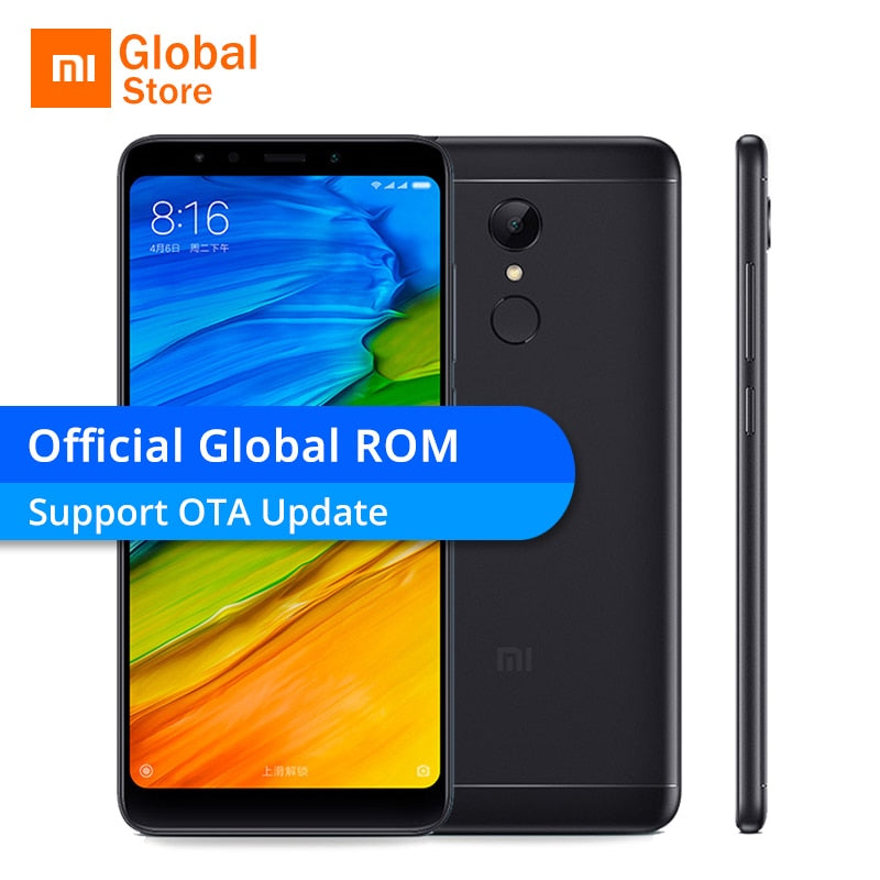 Global ROM Xiaomi Redmi 5 3GB RAM 32GB ROM Mobile Phone Snapdragon 450 Octa Core 5.7" 1440x720P 18:9 Full Screen OTA Update