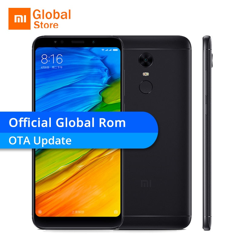 Global ROM Xiaomi Redmi 5 Plus 32GB 3GB RM Mobile Phone Snapdragon 625 Octa Core 5.99" 18:9 Full Screen 4000mAh 12.0MP MIUI 9