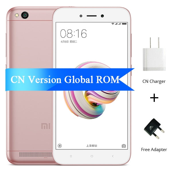 Global ROM Xiaomi Redmi 5A 5 A 2GB RAM 16GB ROM Mobile Phone Snapdragon 425 Quad Core 5.0" 13.0MP Camera 4G LTE 3000mAh MIUI 9