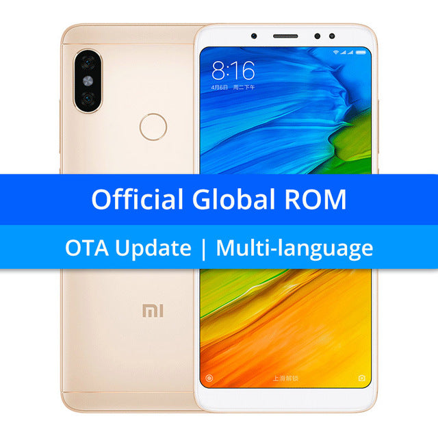 Global ROM Xiaomi Redmi Note 5 4GB 64GB Note5 Snapdragon S636 Octa Core 5.99" Full Screen Dual Camera Mobile Phone 4000mAh OTA